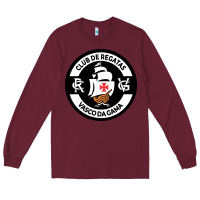 Burgundy vasco#da#gama Long Sleeve Tee - linhVisuals