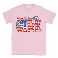 Bubblegum Pink All American Girl Bandana Classic Tee - CowCowDesign