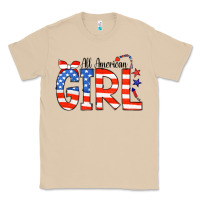 Mushroom All American Girl Bandana Classic Tee - CowCowDesign