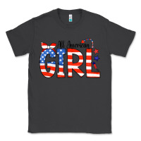 Smoke All American Girl Bandana Classic Tee - CowCowDesign