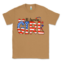 Toasted Coconut All American Girl Bandana Classic Tee - CowCowDesign