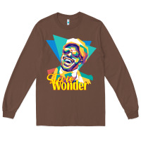 Chestnut stevie wonder vintage Long Sleeve Tee - linhVisuals