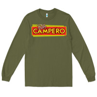 Army Green suitable-pollo-campero-worn Long Sleeve Tee - linhVisuals