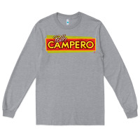 Heather Grey suitable-pollo-campero-worn Long Sleeve Tee - linhVisuals