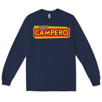 Navy suitable-pollo-campero-worn Long Sleeve Tee - linhVisuals