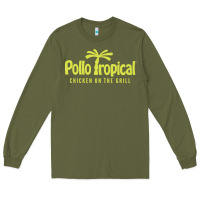 Army Green suitable-pollo-tropical-worn Long Sleeve Tee - linhVisuals