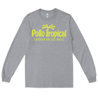 Heather Grey suitable-pollo-tropical-worn Long Sleeve Tee - linhVisuals