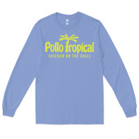 Colony Blue suitable-pollo-tropical-worn Long Sleeve Tee - linhVisuals