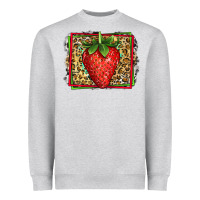 Heather Grey strawberry summer Heavyweight Sweatshirt - Jasminsmagicworld