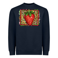 Navy strawberry summer Heavyweight Sweatshirt - Jasminsmagicworld