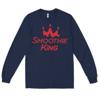 Navy suitable-smoothie-king-worn Long Sleeve Tee - linhVisuals