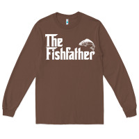 Chestnut mens the fishfather funny fish father day lover t shirt t shirt Long Sleeve Tee - linhVisuals