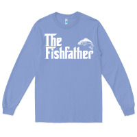 Colony Blue mens the fishfather funny fish father day lover t shirt t shirt Long Sleeve Tee - linhVisuals