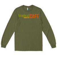 Army Green suitable-tropical-smoothie-cafe-worn Long Sleeve Tee - linhVisuals