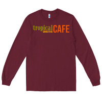 Burgundy suitable-tropical-smoothie-cafe-worn Long Sleeve Tee - linhVisuals