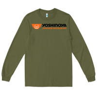 Army Green suitable-yoshinoya-worn Long Sleeve Tee - linhVisuals