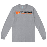 Heather Grey suitable-yoshinoya-worn Long Sleeve Tee - linhVisuals