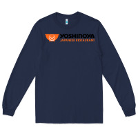 Navy suitable-yoshinoya-worn Long Sleeve Tee - linhVisuals