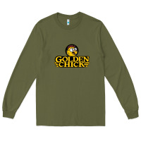 Army Green suitable-golden-chick-worn Long Sleeve Tee - linhVisuals