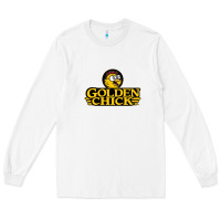White suitable-golden-chick-worn Long Sleeve Tee - linhVisuals