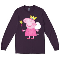 Plum pig Long Sleeve Tee - linhVisuals