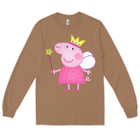 Toasted Coconut pig Long Sleeve Tee - linhVisuals