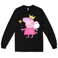 Black pig Long Sleeve Tee - linhVisuals