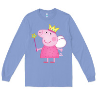 Colony Blue pig Long Sleeve Tee - linhVisuals