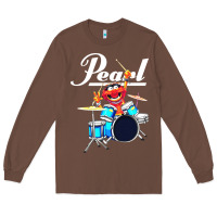 Chestnut the muppet show animal playing pearl drums Long Sleeve Tee - linhVisuals