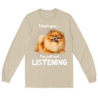 Mushroom pomeranian i hear you not listening t shirt Long Sleeve Tee - linhVisuals