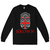 Black brown university Long Sleeve Tee - linhVisuals