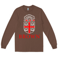 Chestnut brown university Long Sleeve Tee - linhVisuals