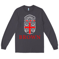 Smoke brown university Long Sleeve Tee - linhVisuals