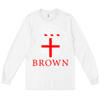 White brown university Long Sleeve Tee - linhVisuals