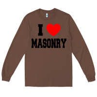 Chestnut i love masonry Long Sleeve Tee - linhVisuals