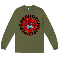 Army Green r.e.d h.o.t c.h.i.l.i p.e.p.p.e.r.s t shirt Long Sleeve Tee - linhVisuals