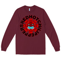 Burgundy r.e.d h.o.t c.h.i.l.i p.e.p.p.e.r.s t shirt Long Sleeve Tee - linhVisuals