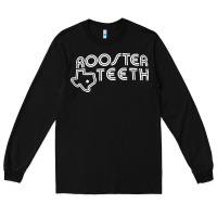 Black rooster teeth Long Sleeve Tee - linhVisuals