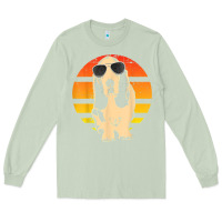 Matcha retro basset hound t shirt men women kids gift t shirt Long Sleeve Tee - linhVisuals