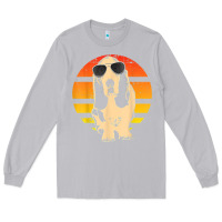 Moon Dust retro basset hound t shirt men women kids gift t shirt Long Sleeve Tee - linhVisuals