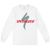 White Specialized Bikes Bicycle Long Sleeve Tee - linhVisuals