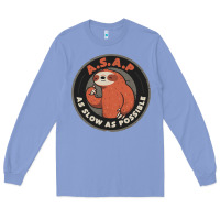 Colony Blue as slow as possible Long Sleeve Tee - linhVisuals