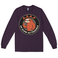 Plum as slow as possible Long Sleeve Tee - linhVisuals