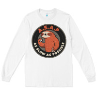 White as slow as possible Long Sleeve Tee - linhVisuals