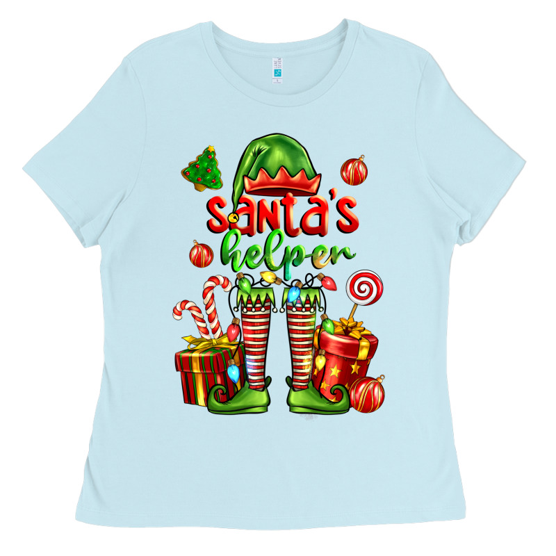 Santa S Helper Ladies Tee by FaDigitalArtStudio | Teevron