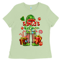 Matcha santa s helper Ladies Tee - FaDigitalArtStudio