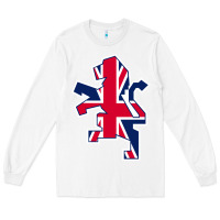 White great britain national Long Sleeve Tee - linhVisuals