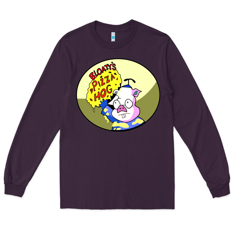 Bloaty Pizza Hog Long Sleeve Tee by linhVisuals | Teevron