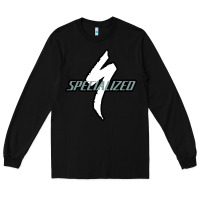 Black Specialized Bikes Bicycle Long Sleeve Tee - linhVisuals