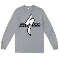 Heather Grey Specialized Bikes Bicycle Long Sleeve Tee - linhVisuals